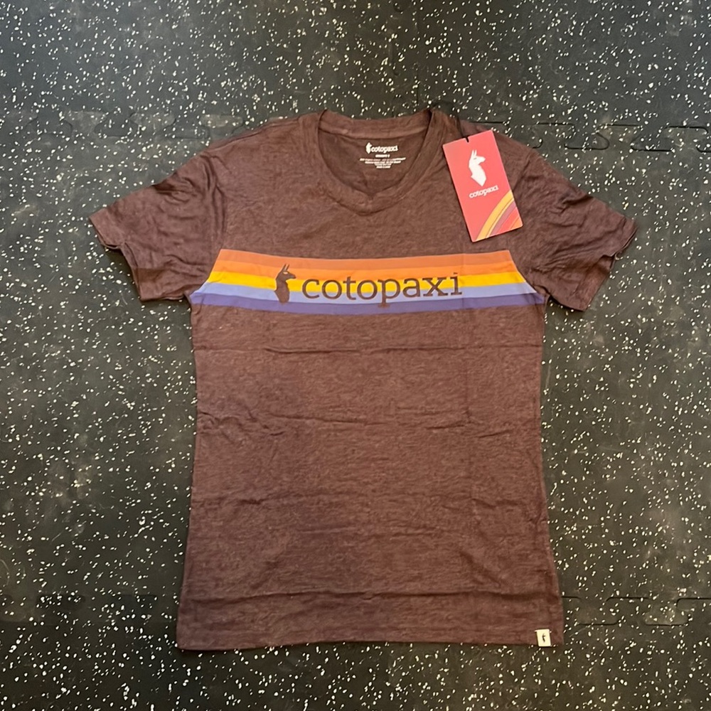 Cotopaxi On the Horizon Graphic Tee “Black Iris” Womens sizing NWT - Picture 2 of 10